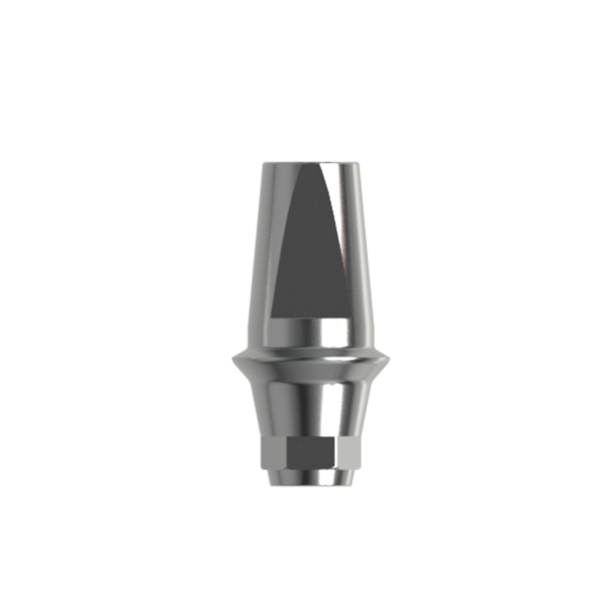 Titanium straight abutment (1.0 mm) compatible with Dentium
