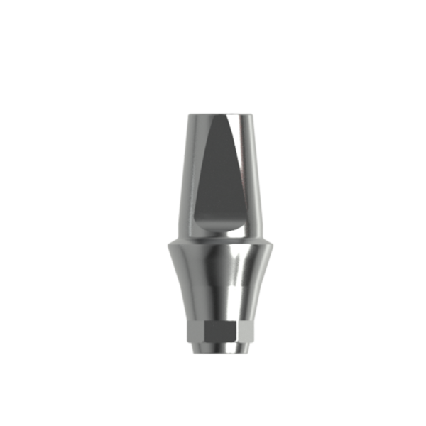 Titanium straight abutment (2.0 mm) compatible with Dentium