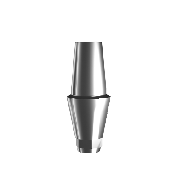 Titanium straight abutment (3.0 mm) compatible with Dentium
