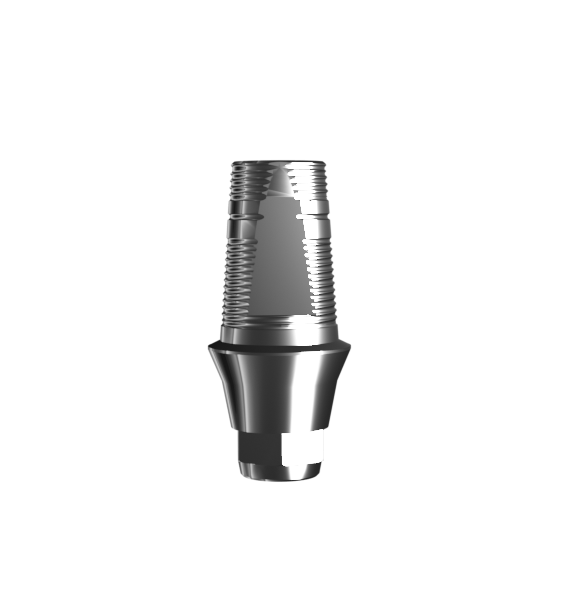 Titanium base for single (1.3 mm) compatible with Dentium (Geo)