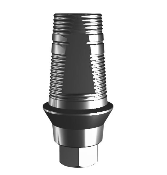 Titanium base for single (1.3 mm) compatible with AnyRidge (Geo)