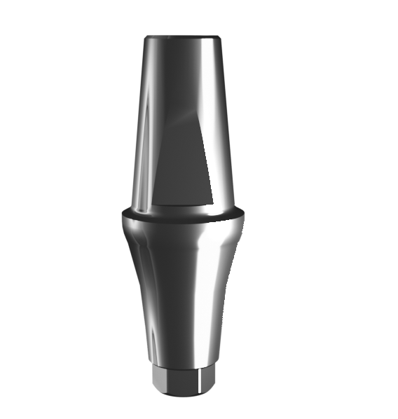 Titanium straight abutment (5.0 mm) compatible with AnyRidge