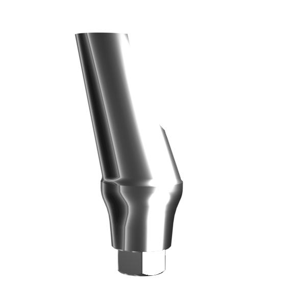 Titanium angled abutment 15° (⌀ 4.0, 2.0 mm) compatible with AnyRidge