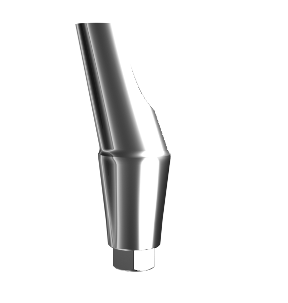 Titanium angled abutment 15° (⌀ 4.0, 4.0 mm) compatible with AnyRidge