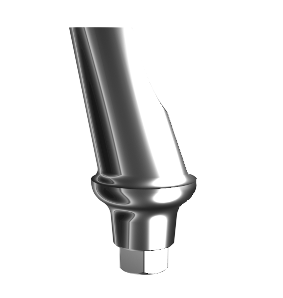 Titanium angled abutment 15° (⌀ 5.0, 2.0 mm) compatible with AnyRidge
