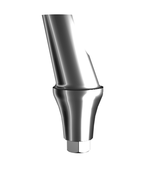 Titanium angled abutment 15° (⌀ 5.0, 4.0 mm) compatible with AnyRidge