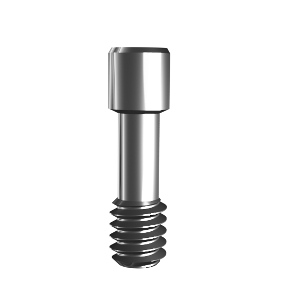 Screw for angled MUA by ADENTALSOLUTIONS with internal thread compatible with Dentium
