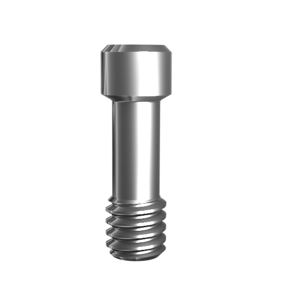 Screw for angled MUA by ADENTALSOLUTIONS with internal thread compatible with AnyRidge
