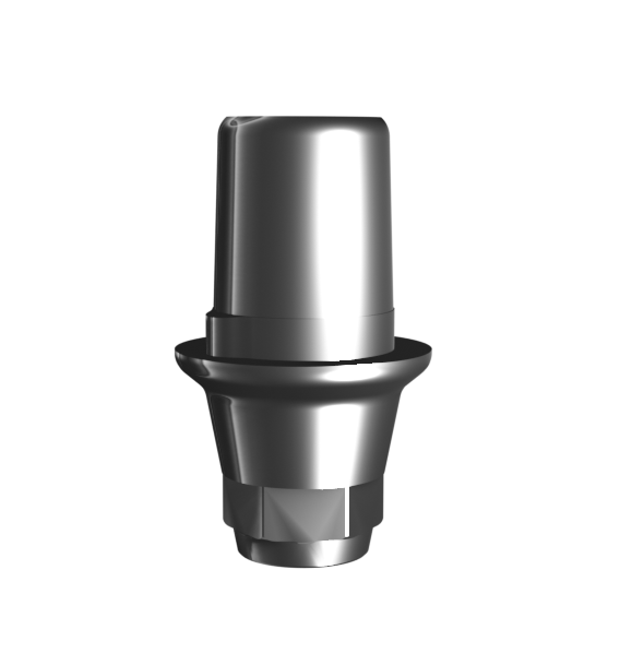 Titanium base for single (1.0 mm) compatible with AnyOne (NT-Trading)