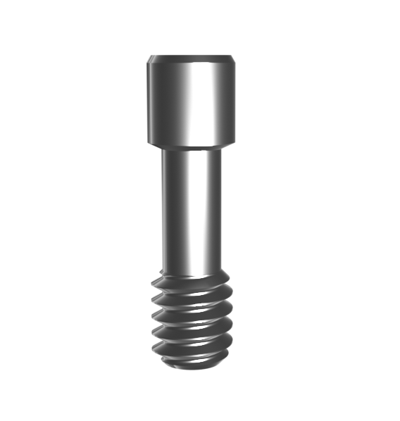 Screw for angled MUA by ADENTALSOLUTIONS with internal thread compatible with AnyOne