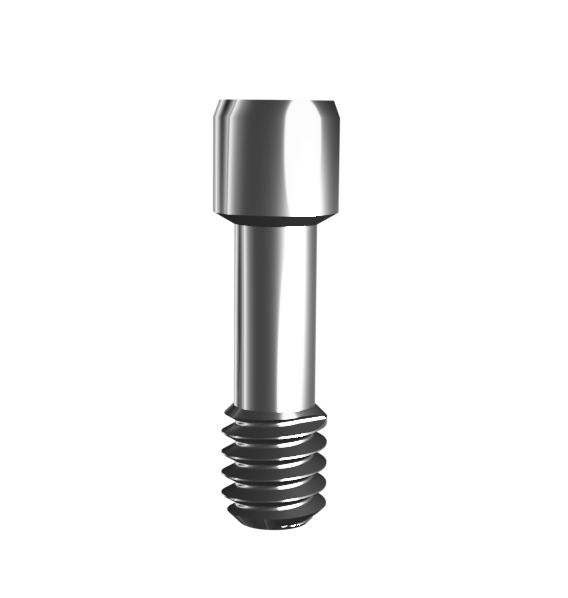Screw for angled MUA by ADENTALSOLUTIONS with internal thread compatible with HEX