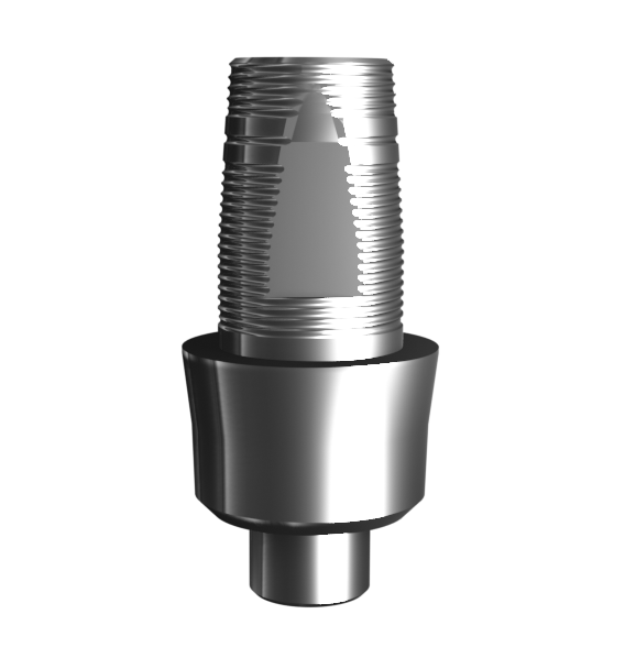 Titanium base for bridge WP (3.0 mm) compatible with HEX (Geo)