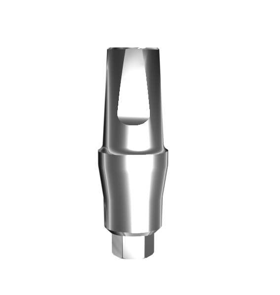 Titanium straight abutment SP (5.0 mm) compatible with HEX