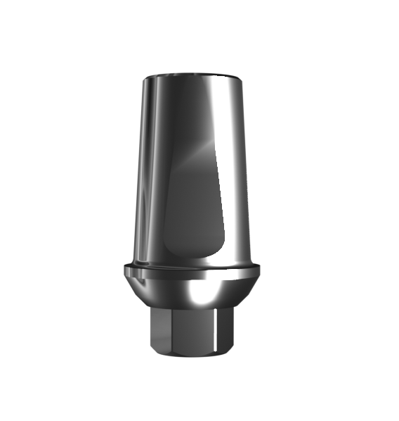 Titanium straight abutment SP (1.0 mm) compatible with HEX