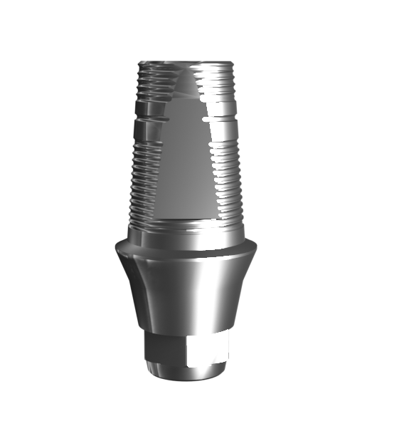 Titanium base for single (1.3 mm) compatible with NeoBiotech (Geo)