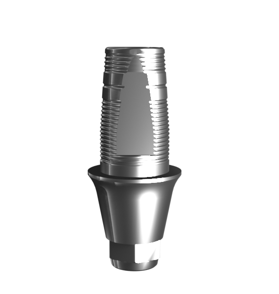 Titanium base for single (2.0 mm) compatible with NeoBiotech (Geo)