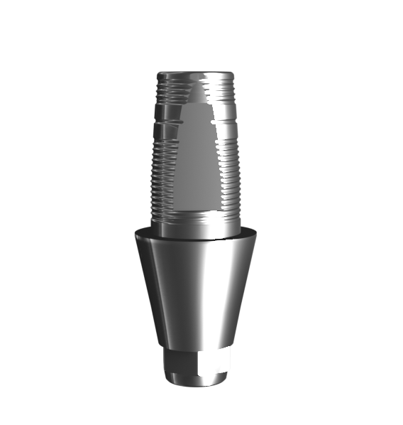 Titanium base for single (3.0 mm) compatible with NeoBiotech (Geo)