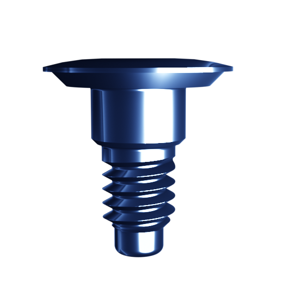 Implant cover screw WP (0 mm) compatible with HEX